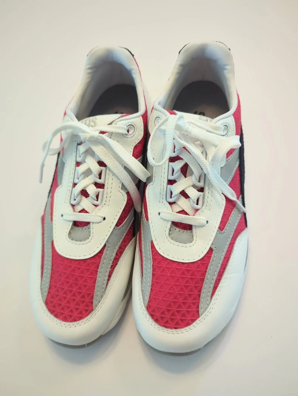SAS Tour Mesh LT Lace Up Comfort Supportive Leather Sneakers Size 9.5M White EUC
